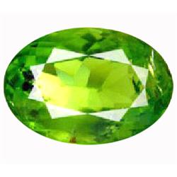 4.27ct Stunning Natural Fire Green Peridot Oval VS (GEM-11788)