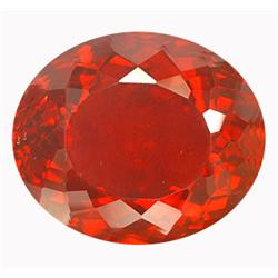 49.5ct   Best Madarin Color Citrine Oval Cut (GEM-15312)