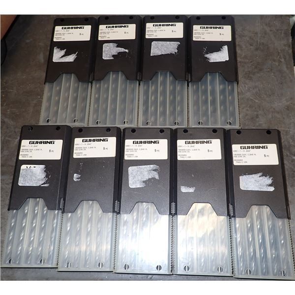 Lot of NEW Guhring HSS Core Drills, Diam. 0.2940" Extra Length