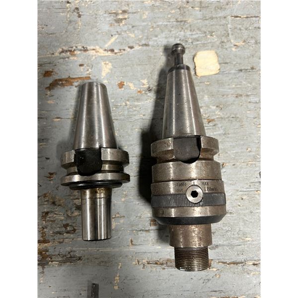 Lot of (2) Tool Holders CAT30