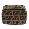 Image 4 : Fendi Vintage Tobbaco Zucca Canvas Collapsible Vanity Case