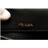 Image 6 : Prada Black Neutral Leather Dual Flap Double Turnlock Bag