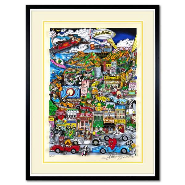 Looneywood (Yellow) by Fazzino, Charles