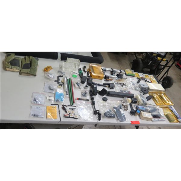 Multiple Walter Gehmann Gloves, S&A Grip Safety, Aimtech Base, Mounts, Weights, etc