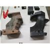 Image 8 : Multiple Magazines, Misc Sizes, Grip Rests, Wooden Cartridge Racks in Box, Tools, etc