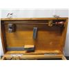 Image 2 : Locking Wooden Box (no key) w/ Misc Bits, Brushes etc 18"x14"x6"H