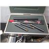 Image 2 : Metal US Shooting Team Storage Box & Contents: Weapon Care Supplies, Headset, etc