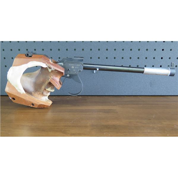 Morini C. Arm 84E 22 LR Rifle w/ Custom Wooden Hand Grip Made in Switzerland