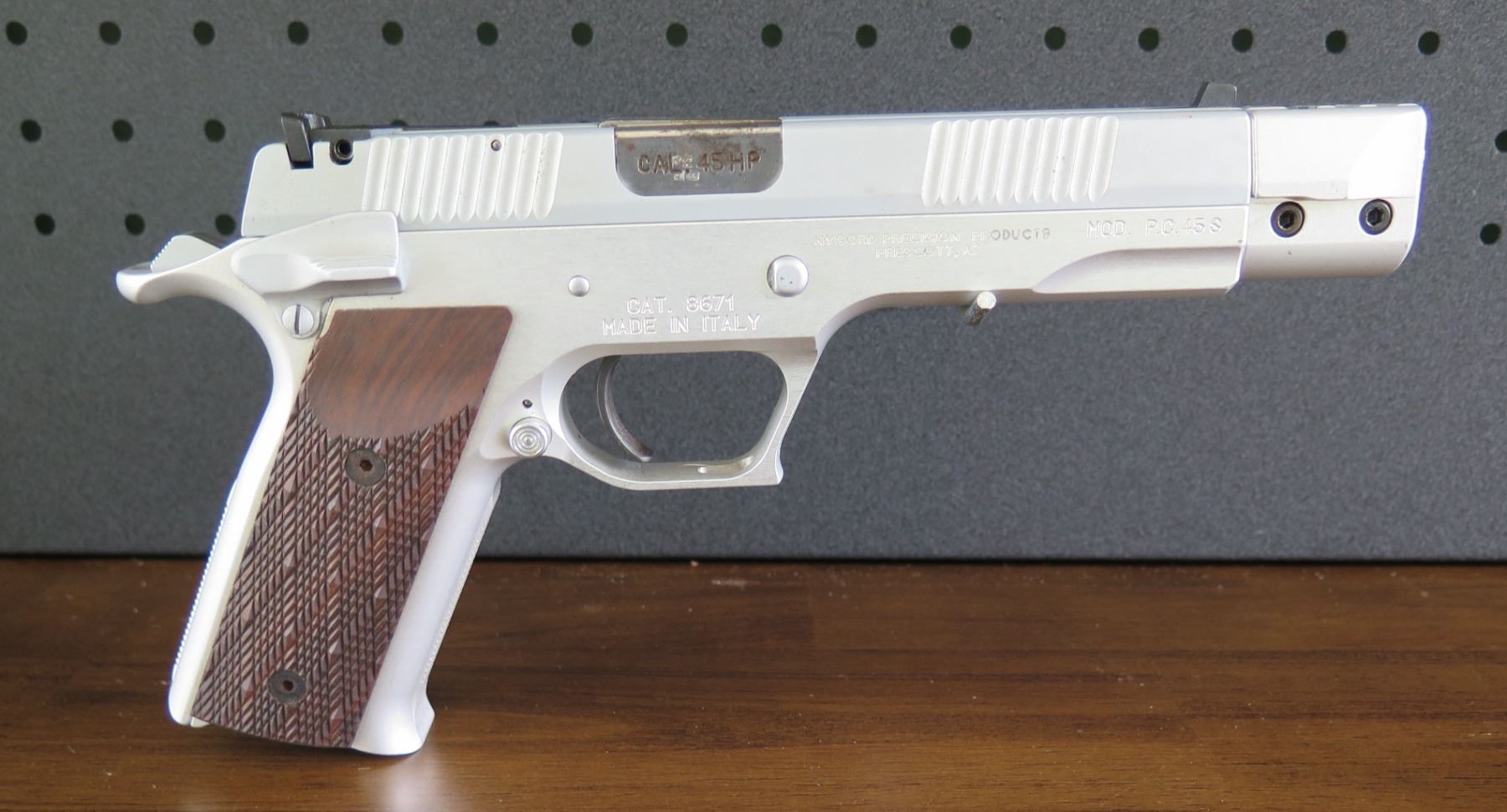 Nycord Precision Pardini P.C. 459 Cal .45 HP Pistol Made in Italy