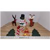 Image 1 : Wooden Christmas Ornaments - Large hand carved and painted