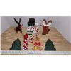 Image 2 : Wooden Christmas Ornaments - Large hand carved and painted