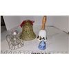 Image 3 : Royal Grafton Fine China Bell, Silver Angel, Gold Bell, Ceramic Scene