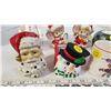 Image 3 : Vintage Porcelain, Ceramic Christmas Candle Holders and Figurines