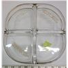 Image 9 : Lot of handy divided serving dishes - no chips vintage glass