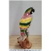 Image 2 : Vintage Maccaw Figurine - has small planter on back Brilliant Hand Painted