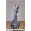 Image 2 : Hand Blown Glass Vase - Vintage - Artist Signature on bottom.