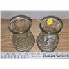 Image 3 : Set of Diamond Cut Pineapple Vases Vintage 1980.