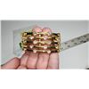 Image 5 : Gorgeous Lia sophia Gold/Jewelled Costume Bracelet - Vintage