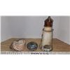 Image 5 : Vintage Light House T-lite; Ceramic Rattle; Shell Votive; Glazed Ceramic Soap holder