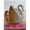 Image 5 : 3 Porcelain Bisque Figurines Blue Jay, Swan, Duck 1940-50