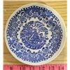 Image 2 : 7 Seaforth Wood's Burslem Vintage Saucers - Blue Transfer