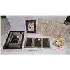 Image 2 : 6 Vintage Picture Frames; Brass, Wood, Porcelain