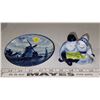 Image 1 : Delft Blue Holland Plate; Dutch Boy & Girl Figurine - Holland