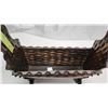 Image 4 : Ornate Handmade Wooden-Leather Rack - made in Spain