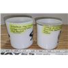 Image 2 : 2 Milk Glass Collector Mugs Mid Century - Curling Glasbake, Bowling Anchor Hocking