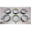 Image 3 : Set of 6 Fine China Low Rise Coffee-Tea Cups - Whole Home Sears Discontinued