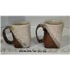 Image 3 : 2 Pottery Mugs - North West Territories Artist - signed.