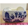 Image 5 : Dachshund Planter/Dish - Oriental Blue Vintage - so cute!