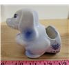 Image 8 : Dachshund Planter/Dish - Oriental Blue Vintage - so cute!
