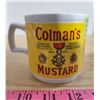 Image 5 : Collectibles - Campbell Soup 1980; Coleman Mustard Wood Eng, Cobolt Drip Cup 50's