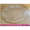 Image 3 : Homestead Wheat Snack Plate Set - Lot 10 Plates 4 cups 1950's Federal Glass