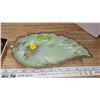 Image 3 : Frankoma Leaf Dish #225 Glazed Ceramic Autumn Leaves 1960's