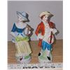 Image 1 : Porcelain "Lacy Musicians" Vintage 1980's Colonial
