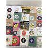 Image 1 : LOT OF VINTAGE 45RPM VINYL RECORDS (ZEPPELIN, ELP, HANK WILLIAMS, ETC)