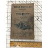 Image 1 : REPAIR PARTS LIST/ BOOKLET FOR TWIN CITY 17-28 TRACTOR
