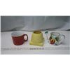 Image 3 : Mid Sz Planters; Relpo Watering Can 1960's, Bright Ceramic Mug, Vintage Honey Pot