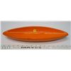 Image 1 : Canoe Shaped Pottery Dish - Vintage 1970's Décor-Planter