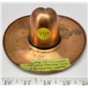 Image 1 : Copper Cowboy Décor - Ashtray Hat Vintage Mid Century