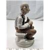 Image 7 : 3 Bisque Porcelain Figurines Mid Century - hand painted - full of character
