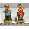 Image 1 : Charming Children - 2 Porcelain Bisque Figurines - Turn of Century Numbered
