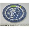 Image 1 : Churchill England "Blue Willow" 10" Plate 1980's Pristine