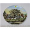 Image 1 : Currier & Ives Decorative Plate "Autumn in New England" 1980's