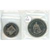 Image 1 : Two tokens - 1983 100 years St John Ambulance service in Canada / 1979 Saint Anne De Beaupre Quebec 