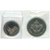 Image 2 : Two tokens - 1983 100 years St John Ambulance service in Canada / 1979 Saint Anne De Beaupre Quebec 