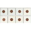 Image 2 : 8 Canadian 1¢ coins - 1964, 1967 X 4, 1968, 1980, 2002