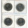 Image 2 : Four unc Canadian nickel dollars - 1968, 1974, 1978, 1985